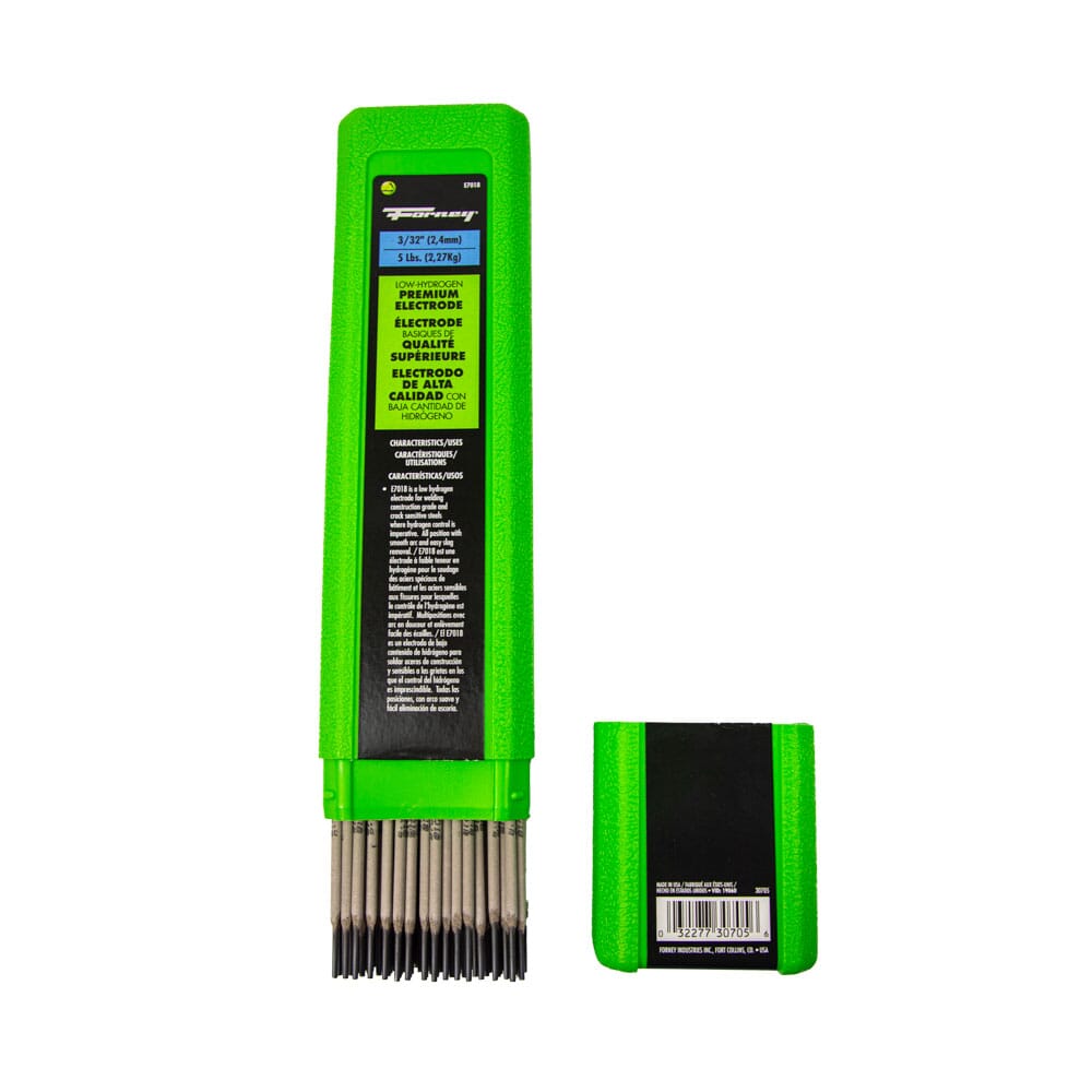 E7018, Stick Electrode, 3/32 in x 5 Pound